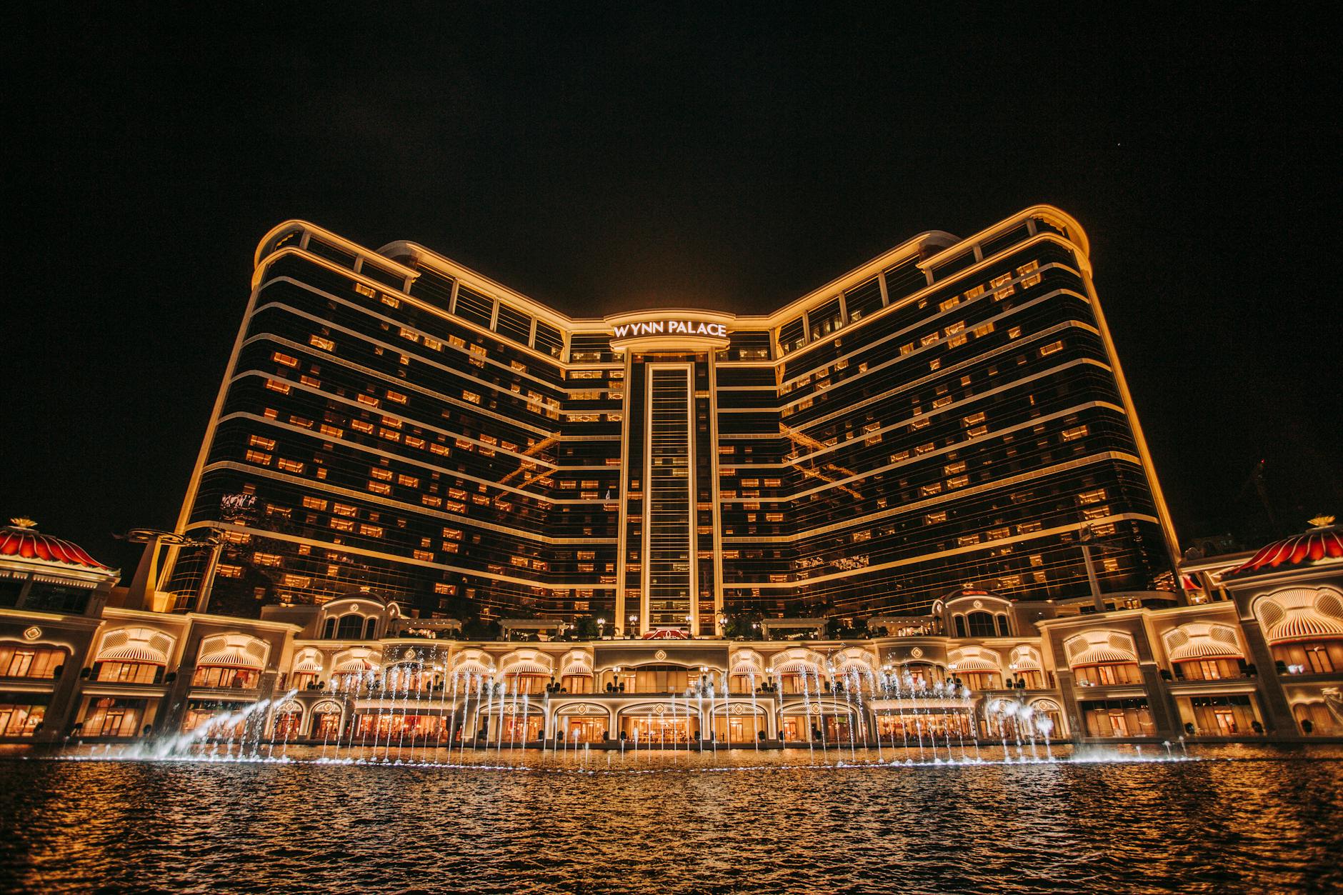 photo of high rise building during night